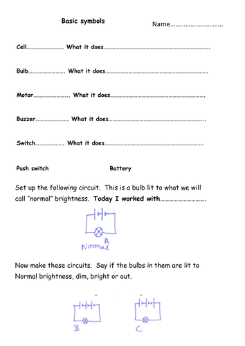 Basic circuits and series and parallel introduction