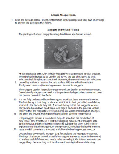 Antibiotic Resistance and Natural Selection IGCSE Biology | Teaching