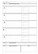 Teacher's Planner Templates | Teaching Resources