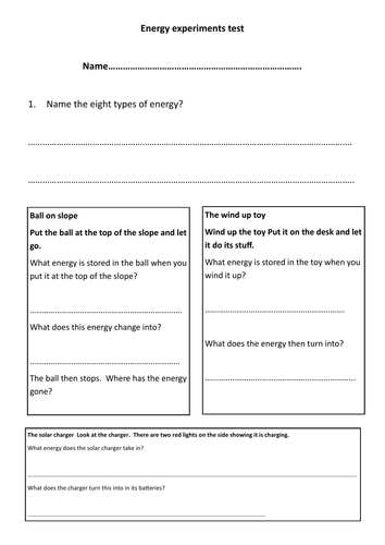 Energy transfer test 1