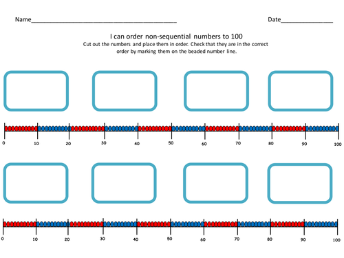 Ordering Numbers to 100 | Teaching Resources