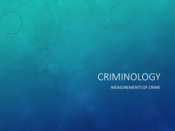 Measuring Crime | Teaching Resources