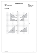 Transformation - IGCSE Mathematics - Reflections, Rotations