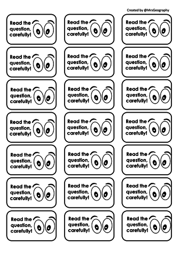 Generic marking stickers | Teaching Resources