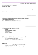 Sharing in a Ratio - Bar Model | Teaching Resources