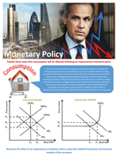 Monetary Policy Worksheet with Answers by annadavis23 Teaching Resources