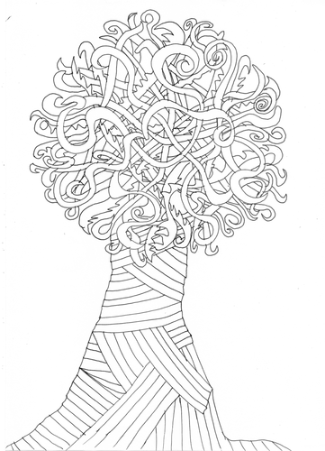 Tree: Colouring Page | Teaching Resources