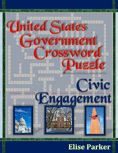 Civic Engagement Crossword Puzzle (U.S. Government Puzzle Worksheets ...