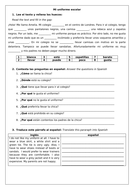 Spanish KS3 La Ropa: Clothes & School uniform vocabulary, reading ...