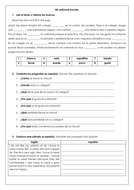 Spanish KS3 La Ropa: Clothes & School uniform vocabulary, reading ...