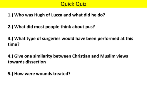 AQA (9-1) GCSE History - Health and the People - Lessons 1 - 20 ...