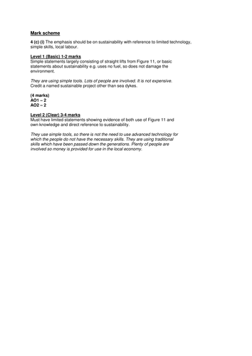 L8 - NEE Case study assessment (Unit 2, Section B, pt 2/3, NEE Case study) - [AQA GEOG new spec]