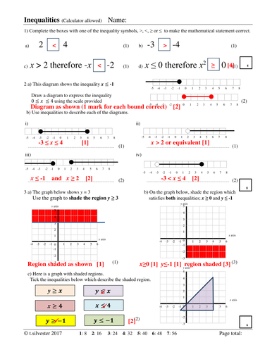 unit inequalities homework 4