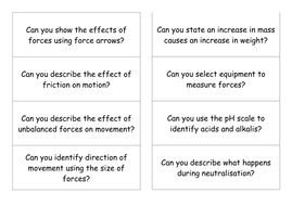KS3 Science Revision flash cards | Teaching Resources