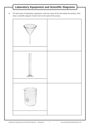 Laboratory Equipment and Scientific Diagrams [Worksheet] | Teaching