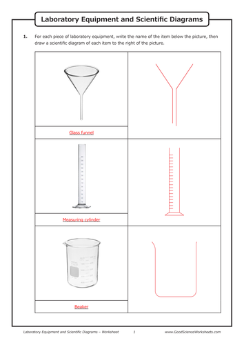 Laboratory Equipment and Scientific Diagrams [Worksheet] | Teaching