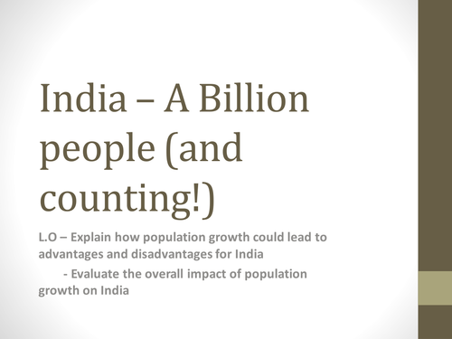 case study on overpopulation in india