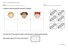 division sharing equally presentation lesson plan activities and