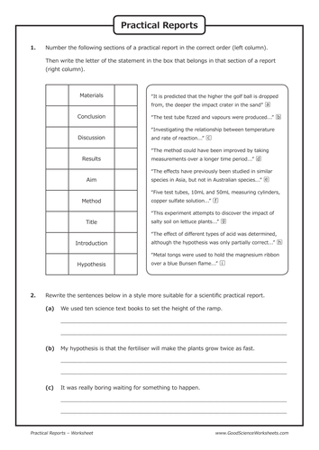 introduction to science worksheets activities bundle