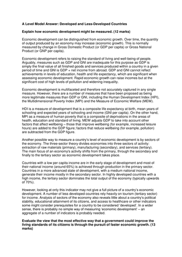 Living standards essay image