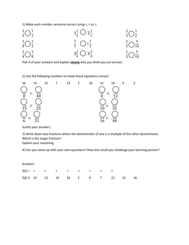 fraction mastery year 5 worksheets teaching resources