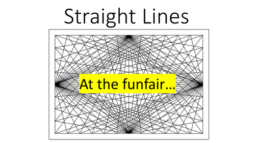 Straight Lines Powerpoint Problem Solving Applications N5/GCSE Maths