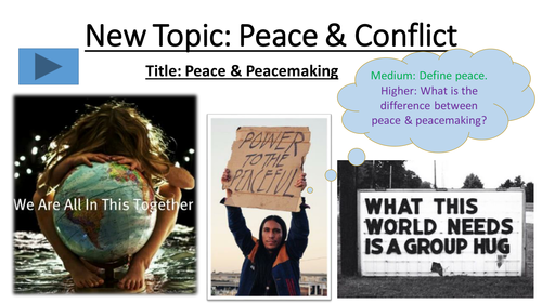 4.1 Peace - Peace and Conflict - New Edexcel Islam