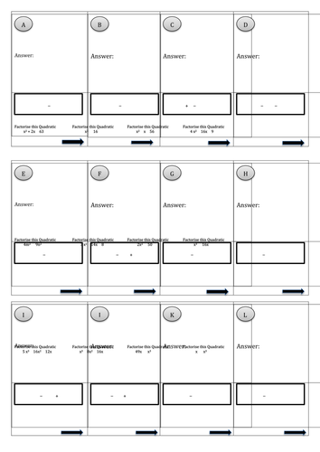 A-level  C1 Algebra Revision