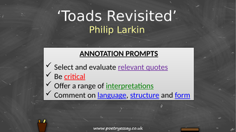 toads larkin analysis