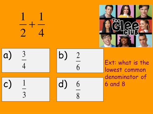 Adding fractions