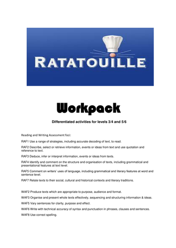 Film work packs (perfect for last 4 lessons of term!) | Teaching Resources