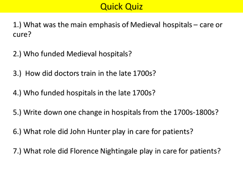 AQA (9-1) GCSE History - Health and the People - Lesson 14 (Jenner)