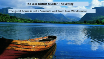 Describing a beautiful lake image