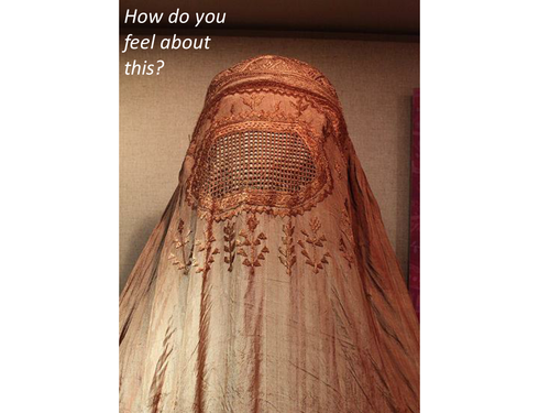 1/2 Lessons - Should the Burqa be banned in the UK? (Ks3/4 Religious Studies/PSHEE