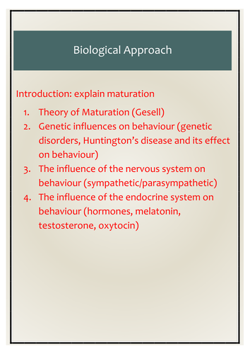 Unit 8: Psychological Perspectives for Health and Social Care