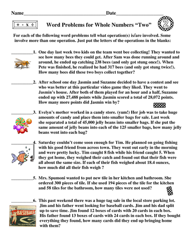 word-problems-for-whole-numbers-two-teaching-resources