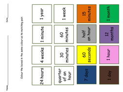 Comparing and Ordering Intervals of Time | Teaching Resources