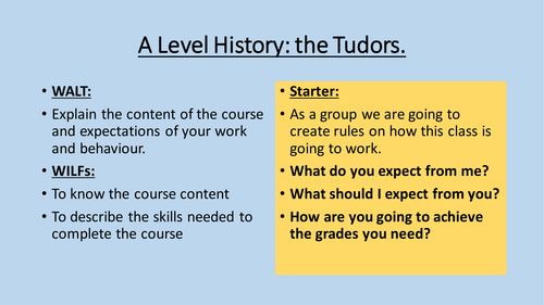 NEW AQA A Level History: The Tudors (Henry VII lessons and essays ...