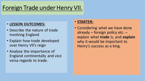 NEW AQA A Level History: The Tudors (Henry VII lessons and essays ...
