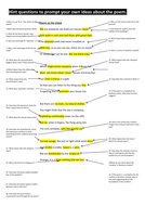 Storm on the Island lesson with hint questions for independent