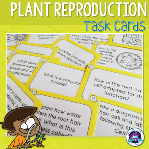 Plant Reproduction Task Cards
