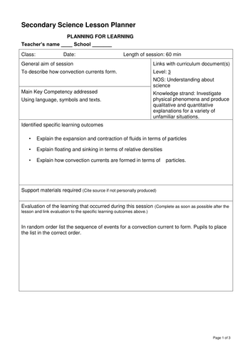 Junior science Energy lesson 7 - convection currents | Teaching Resources