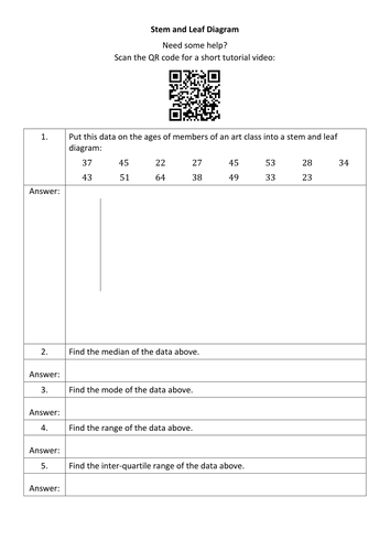 Catch Up Questions - Data - Editable | Teaching Resources