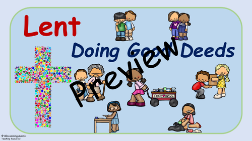 Lent Lesson Plan - Doing Good Deeds - KS2 | Teaching Resources