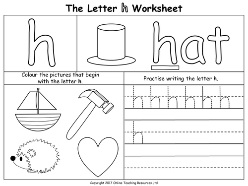 The Letter 'h' | Teaching Resources