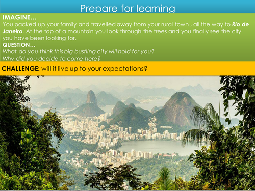LEDC/LIC City Rio, Social Opportunties, New Urban Unit, AQA GCSE ...