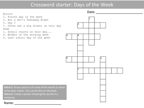 10 Crosswords French Language Keywords Crossword Plenary Filler Cover