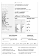 ks3 spanish pool of resources eight on food meals opinions verbs