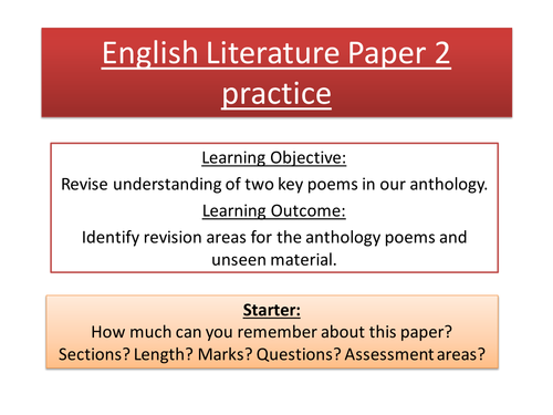 ocr english literature coursework titles