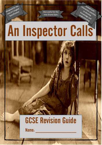 An Inspector Calls AQA GCSE Revision and Study Guide | Teaching Resources